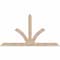 Ekena Millwork Richland Smooth Timber Gable Bracket, Douglas Fir, 96"W x 52"H x 1 1/2"D x 5 1/2"F, 13/12 Pitch GBW096X52X0206RIC00SDF - alternate 1